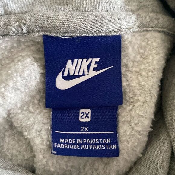 Men’s Nike pullover hoodie. Kangaroo pouch pocket. White. 2XL Cowl neck - Picture 3 of 7